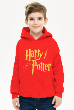 Harry Potter ! Bluza dla chłopca! Czerwona! z Kapturem