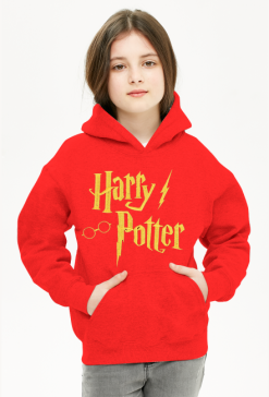 Bluza z kapturem! Czerwona Harry Potter