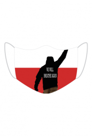 Maseczka kolorowa "We will breathe again"