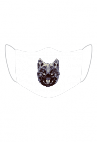 Maseczka kolorowa "Wilk"