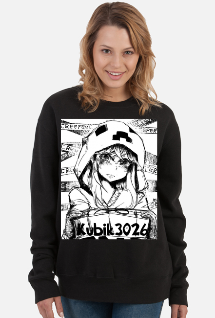 Bluza Bez Kaptura RETRO (K) MineCraft Kubik3026