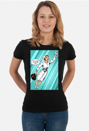 Koszulka damska Super Pielęgniarka