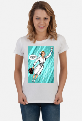 Koszulka damska Super Pielęgniarka