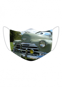 Kolorowa maseczka ochronna wielokrotnego uzytku Vintage Car