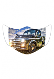Kolorowa maseczka ochronna wielokrotnego uzytku Vintage Car 6