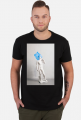 T-shirt posąg z siatką