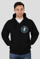 Stay Sharp mini logo zipp hood