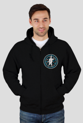 Stay Sharp mini logo zipp hood