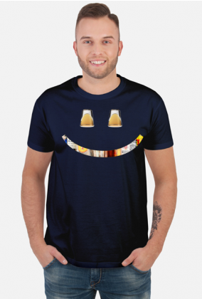Koszulka męska z uśmiechem by Czym 8