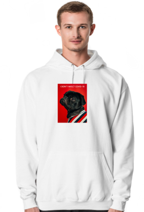 BLUZA Z KAPTUREM MOPS