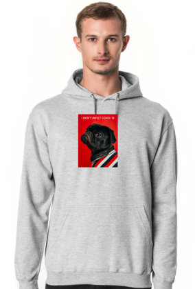 BLUZA Z KAPTUREM MOPS