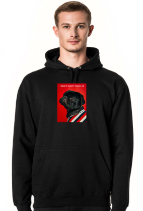 BLUZA Z KAPTUREM MOPS