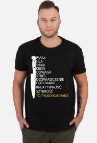 Kucharz. Prezent dla Kucharza. Koszulka dla Kucharza. Gotowanie.Prezent dla Kucharki