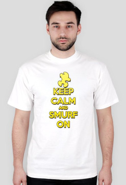 Keep Calm and Smurf on (man)