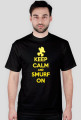 Keep Calm and Smurf on (man)