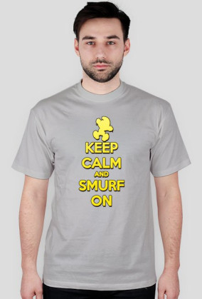 Keep Calm and Smurf on (man)
