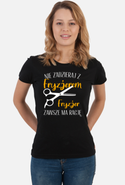 Fryzjer. Koszulka dla Fryzjera. Prezent dla Fryzjera. Fryzjerki