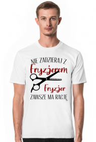 Fryzjer. Koszulka dla Fryzjera. Prezent dla Fryzjera. Fryzjerki