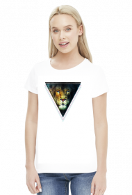 Double Vision Tiger - Koszulka damska