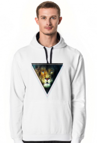 Double Vision Tiger - Bluza z kapturem