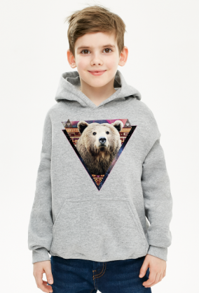 Hip Bear - Dziecięca bluza z kapturem