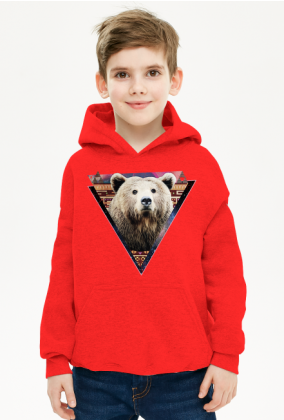 Hip Bear - Dziecięca bluza z kapturem