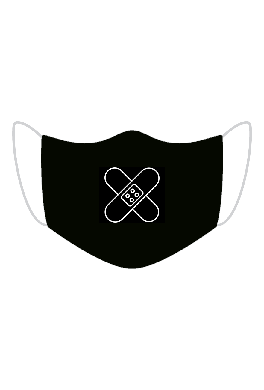 MASECZKA BAWEŁNIANA - CZARNA PLASTER