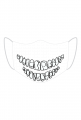 Maska popękane zęby