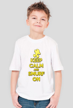 Keep Calm and Smurf on (mankids)