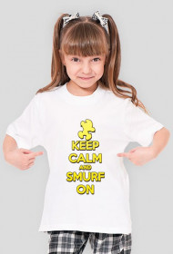 Keep Calm and Smurf on (womankids)
