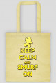 Keep Calm and Smurf on (eko bag)