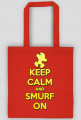 Keep Calm and Smurf on (eko bag)