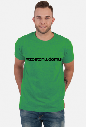 Koszulka #zostanwdomu