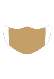 Maseczka kolor Camelowy, Beż