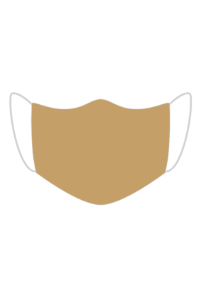Maseczka kolor Camelowy, Beż