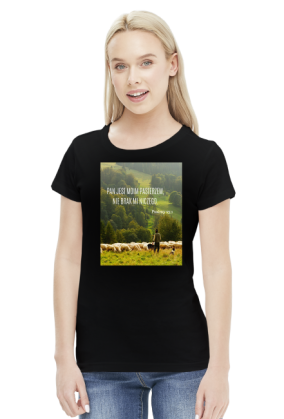 Koszulka Pan jest moim pasterzem, nie brak mi niczego - różne kolory