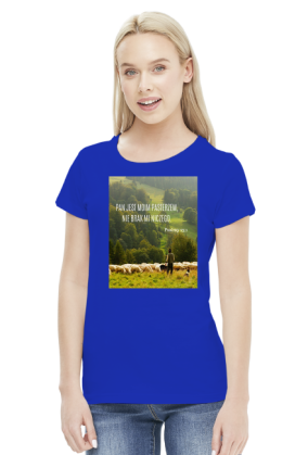 Koszulka Pan jest moim pasterzem, nie brak mi niczego - różne kolory