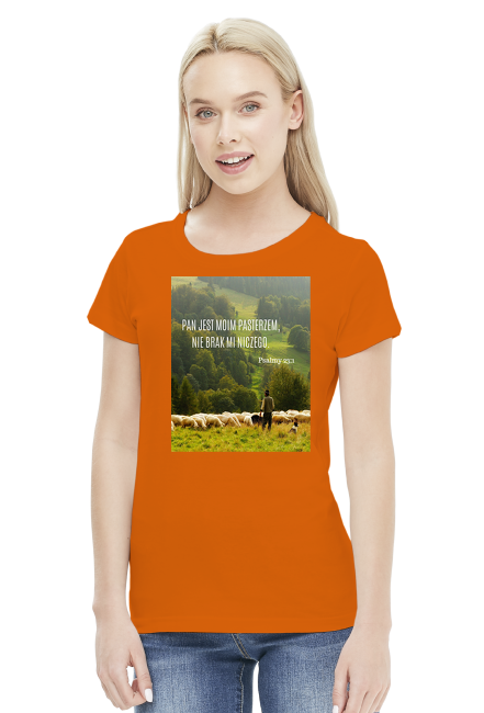 Koszulka Pan jest moim pasterzem, nie brak mi niczego - różne kolory