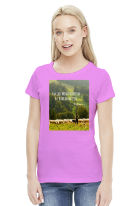 Koszulka Pan jest moim pasterzem, nie brak mi niczego - różne kolory