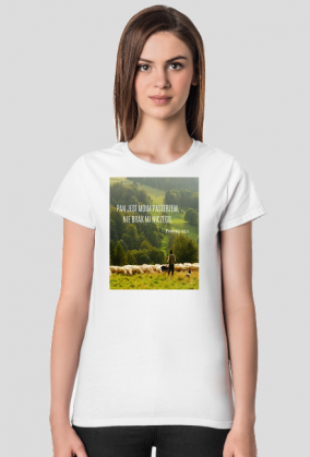 Koszulka Pan jest moim pasterzem, nie brak mi niczego - różne kolory