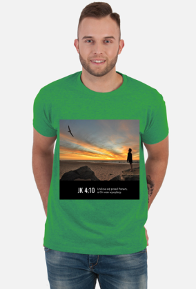 Koszulka Uniżcie się przed Panem, a On was wywyższy - różne kolory