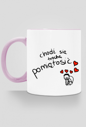 Miętoszenie - kubek kolorowy brzeg
