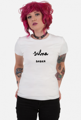 Silna Babka - kobieca koszulka