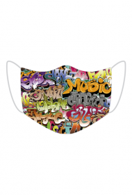 Maseczka graffiti