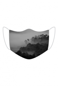 Maseczka las o poranku