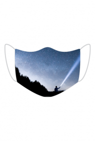 Maseczka niebo nad lasem