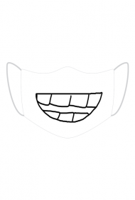 maseczka ochronna smile with teeth