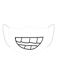 maseczka ochronna smile with teeth