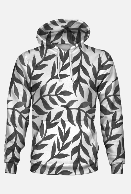 Bluza "Szare Liście"