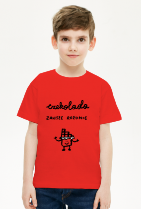 Czekolada rozumie! - koszulka dziecięca